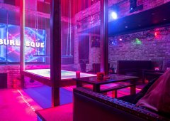 Стриптиз-клуб, ресторан, ночной клуб «Burlesque», Москва,  пр-т Комсомольский,  28