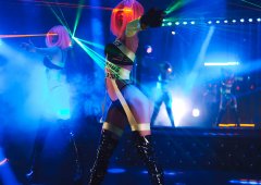 Стриптиз-клуб, ресторан, ночной клуб «Burlesque», Москва,  пр-т Комсомольский,  28